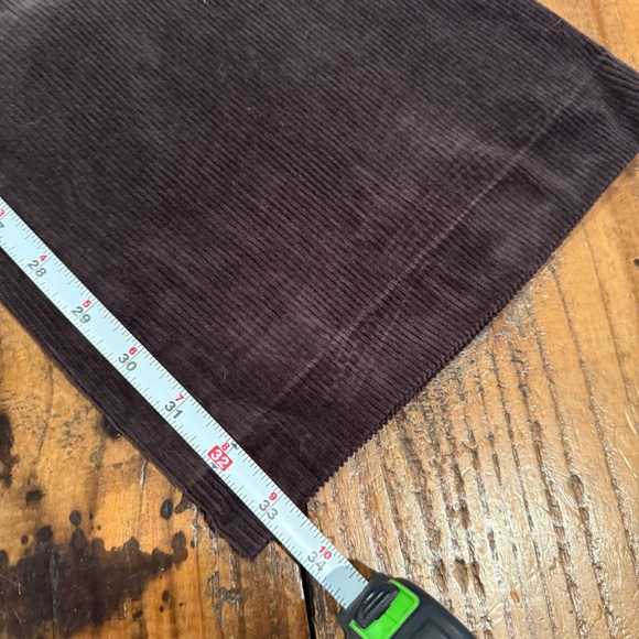 Tahari Arthur S. Levine Corduroy Fit & Flare Pants Size 8 Rich Brown 70’s Vibe - Picture 9 of 11